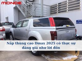 Nắp thùng bán tải Dmax Monde – Chất lượng bền bỉ chinh phục mọi hành trình